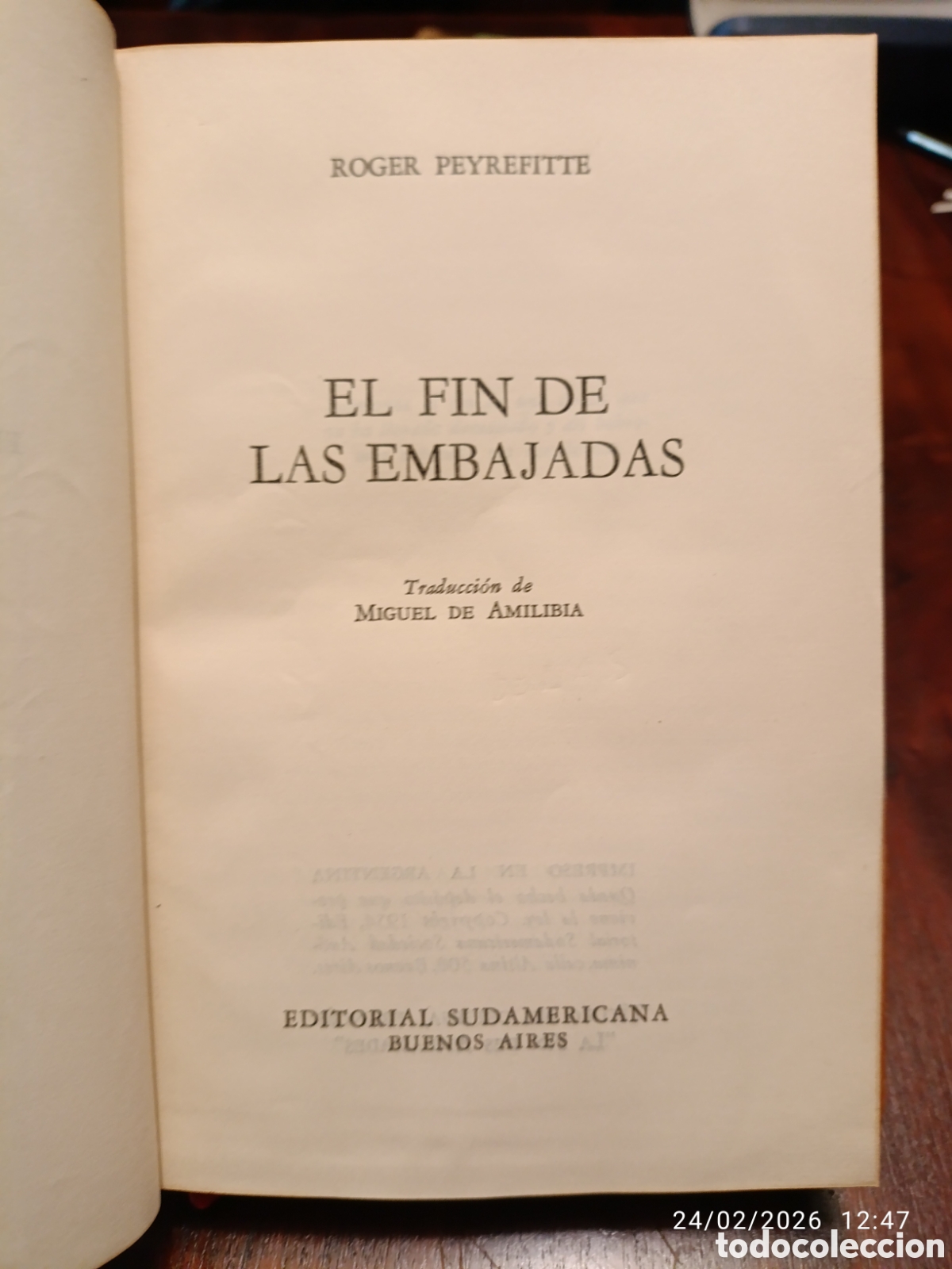 Libros de segunda mano: El fin de las embajadas. Roger Peurefitte. 1954 - Foto 1