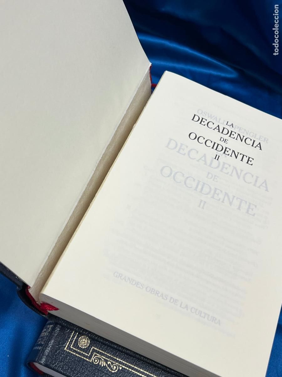 Libros de segunda mano: LA DECADENCIA DE OCCIDENTE / OSWALD SPENGLER / VOL. I Y II (COMPLETA) - Foto 8
