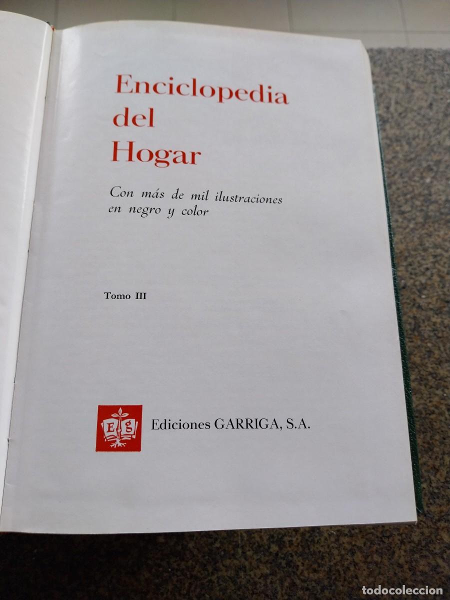 Libros de segunda mano: ENCICLOPEDIA DEL HOGAR -- TRES TOMOS -- EDICIONES GARRIDA 1969 -- - Foto 4