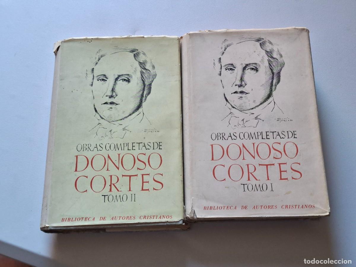 Libros de segunda mano: 1946. OBRAS COMPLETAS. DONOSO CORTES. BAC. 2 TOMOS - Foto 1