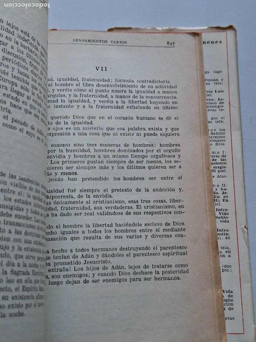 Libros de segunda mano: 1946. OBRAS COMPLETAS. DONOSO CORTES. BAC. 2 TOMOS - Foto 7