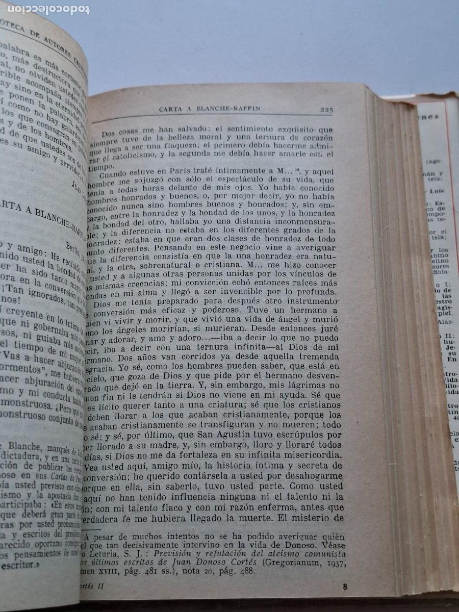 Libros de segunda mano: 1946. OBRAS COMPLETAS. DONOSO CORTES. BAC. 2 TOMOS - Foto 10