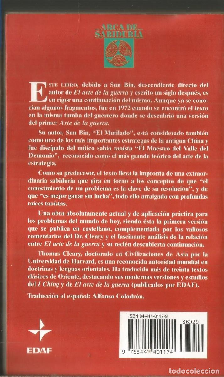 Libros de segunda mano: SUN BIN. EL ARTE DE LA GUERRA II. EDAF - Foto 2