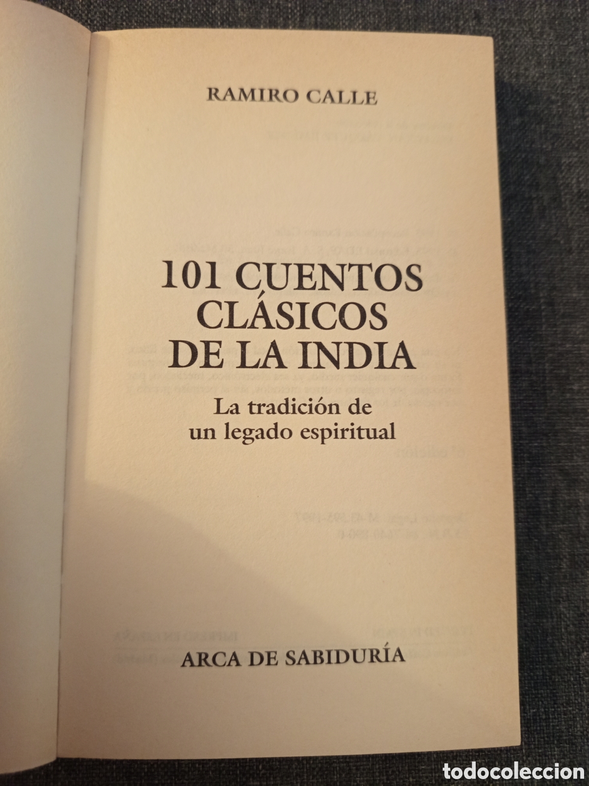 Libros de segunda mano: 101 CUENTOS CLASICOS DE LA INDIA (RAMIRO CALLE) - Foto 3