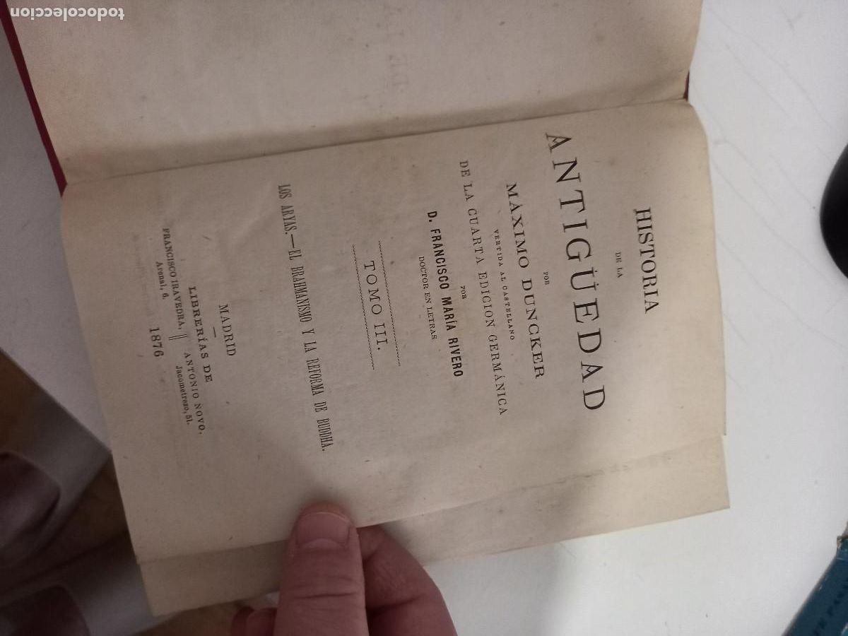 Libros de segunda mano: DUNCKER,Maximo ,HISTORIA de Grecia,tapa dura, - Foto 7