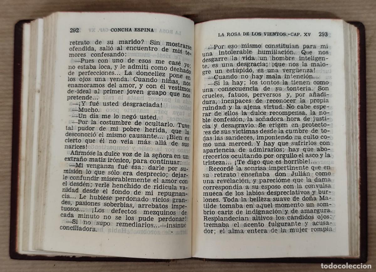 Libros de segunda mano: La rosa de los vientos, Concha Espina 1944 - Foto 5