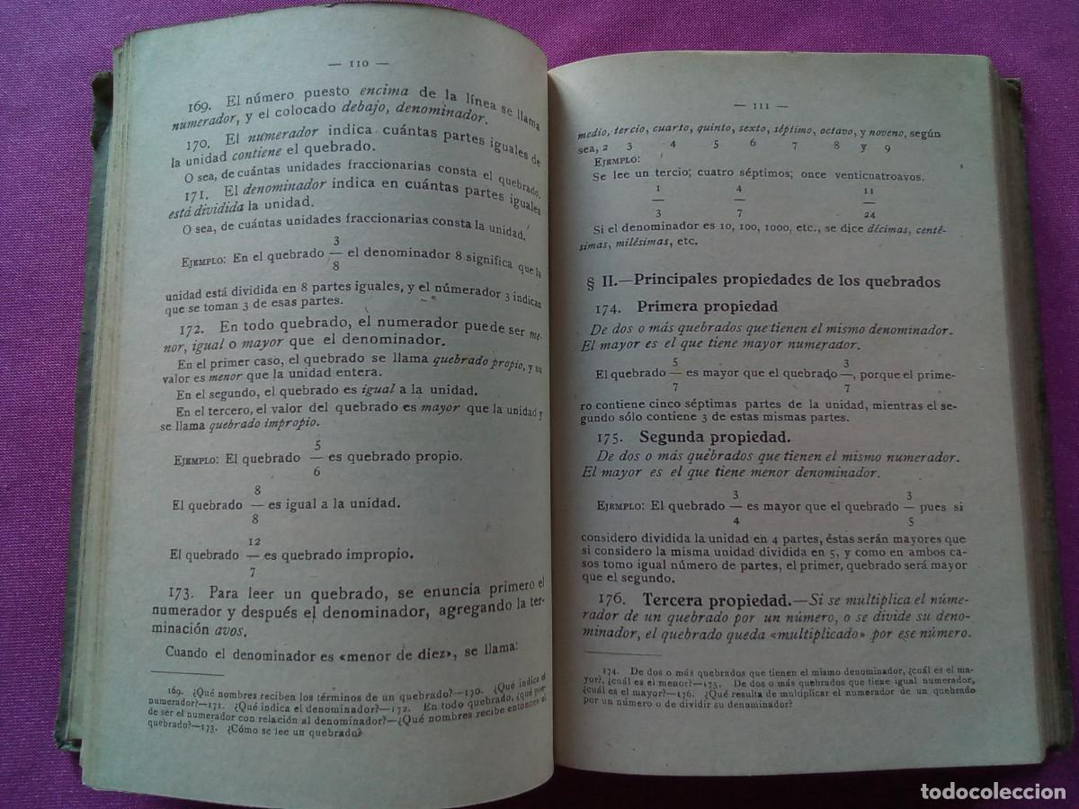 Libros de segunda mano: TRATADO DE ARITM&Eacute;TICS.TERCER GRADO.BRU&Ntilde;O.LV5 4 - Foto 3