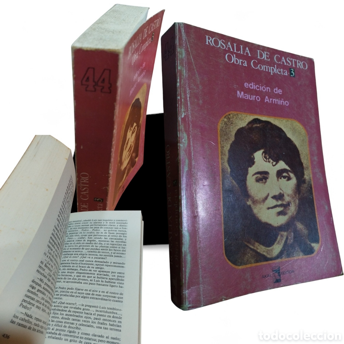 Libros de segunda mano: ROSAL&Iacute;A DE CASTRO: OBRA COMPLETA 3. EDICI&Oacute;N DE MAURO ARMI&Ntilde;O - Foto 1