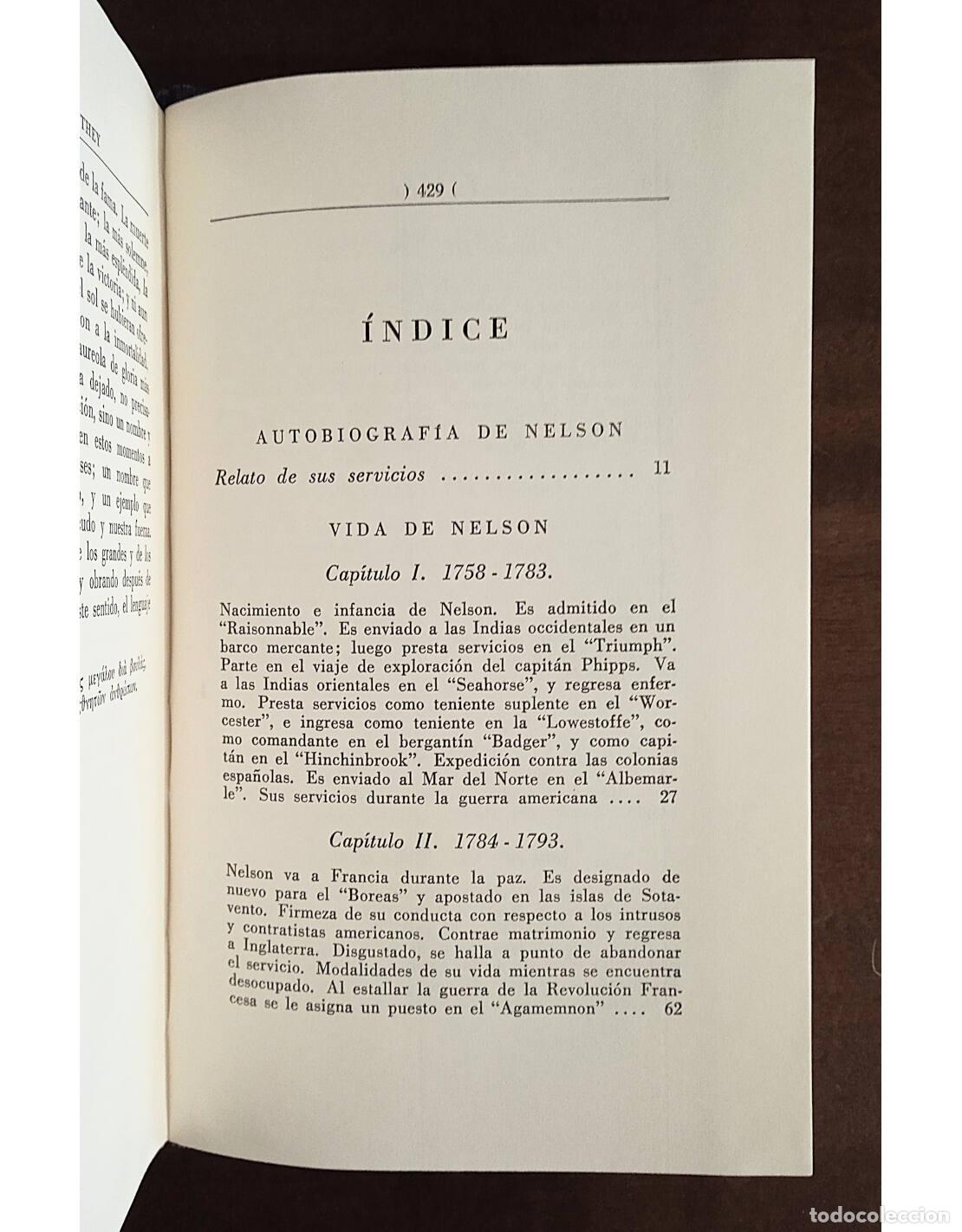 Libros de segunda mano: VIDA DE NELSON. SOUTHEY, Robert. Ediciones Emec&eacute;. 1945. - Foto 4