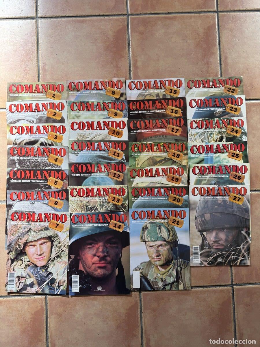 Libros de segunda mano: Lote 27 revistas Comando - No disponible