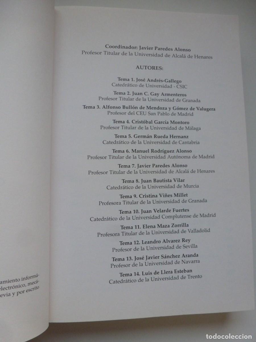 Libros de segunda mano: ESPA&Ntilde;A SIGLO XIX. EDITORIAL ACTAS. JAVIER PAREDES - Foto 3