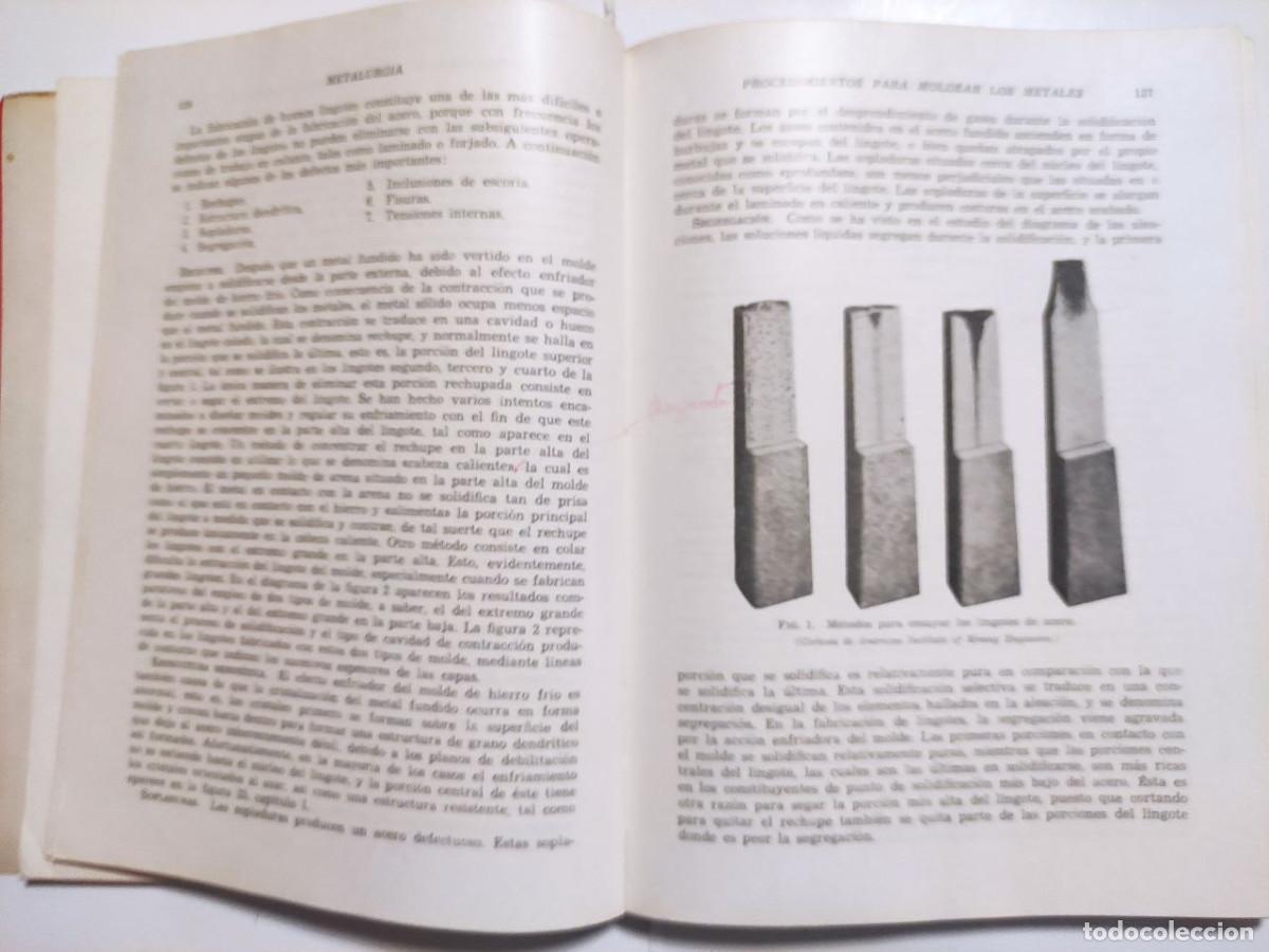 Libros de segunda mano: METALURGIA. JOHNSON Y WEEKS - Foto 4
