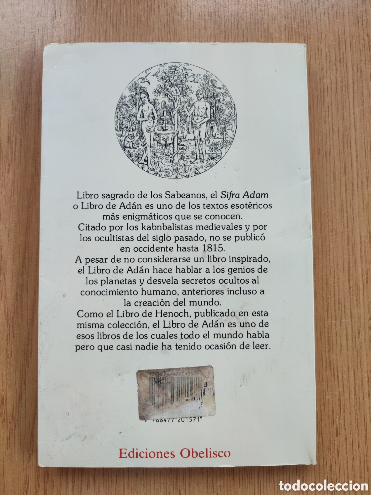 Libros de segunda mano: El libro de Adan. Obelisco - Foto 2