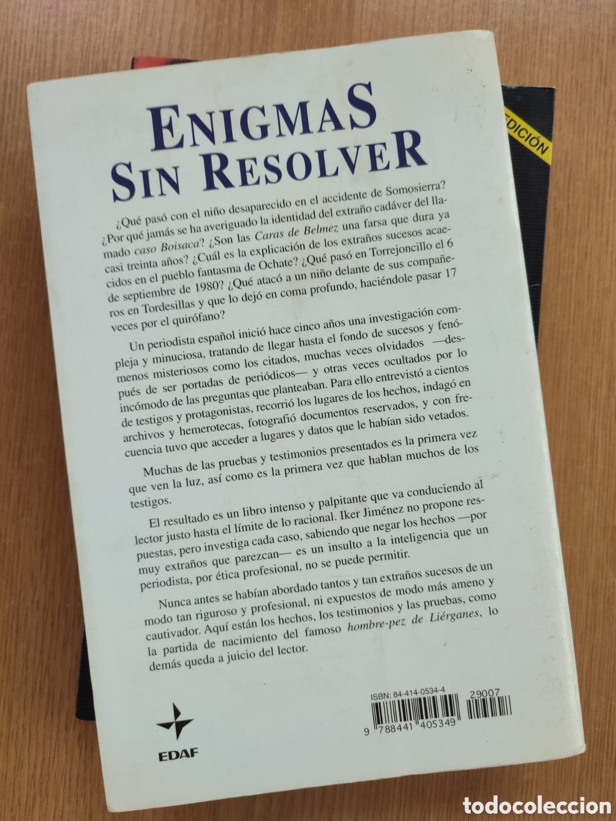 Libros de segunda mano: Enigmas sin resolver . Dos libros. Iker Jim&eacute;nez - Foto 2