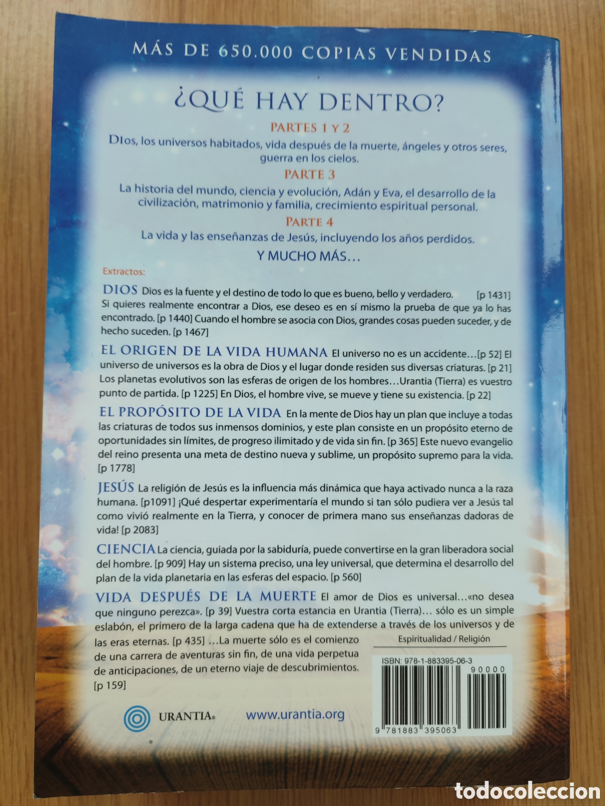 Libros de segunda mano: El libro de Urantia. Ed Europea. - Foto 2