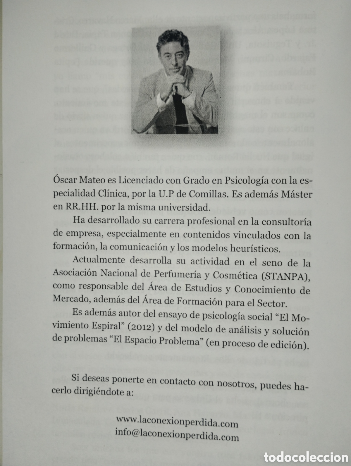 Libros de segunda mano: LA CONEXI&Oacute;N PERDIDA, TRAZANDO LA ESPIRAL DE LA VIDA - Foto 3