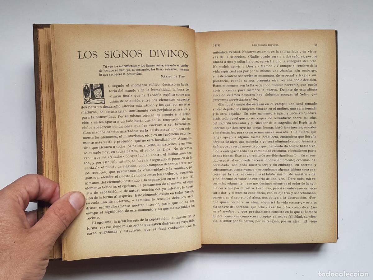 Libros de segunda mano: El Loto Blanco, 12 n&uacute;meros, a&ntilde;o 1919 - Foto 4