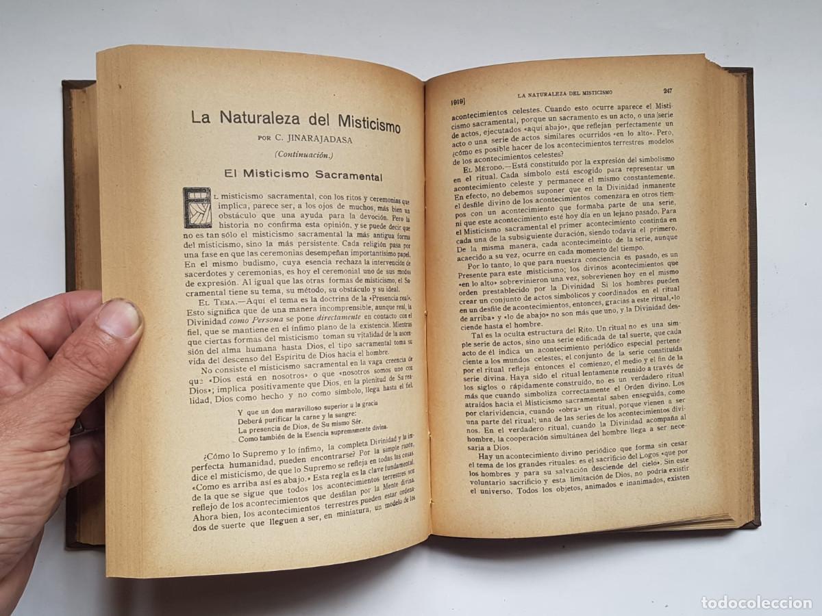 Libros de segunda mano: El Loto Blanco, 12 n&uacute;meros, a&ntilde;o 1919 - Foto 11
