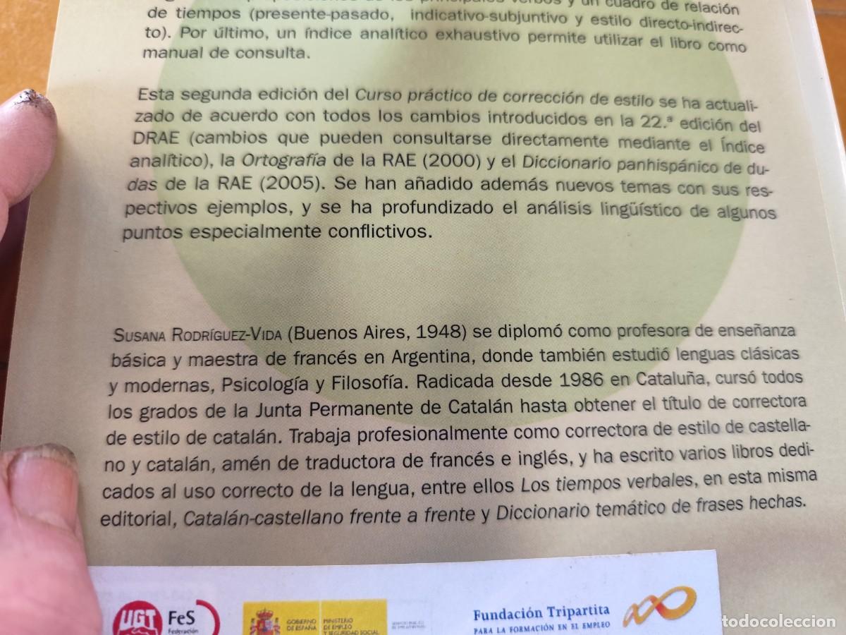 Libros de segunda mano: CURSO PRACTICO DE CORRECCION DE ESTILO / SUSANA RODRIGUEZ VIDA / Z902 / OCTAEDRO / - Foto 6