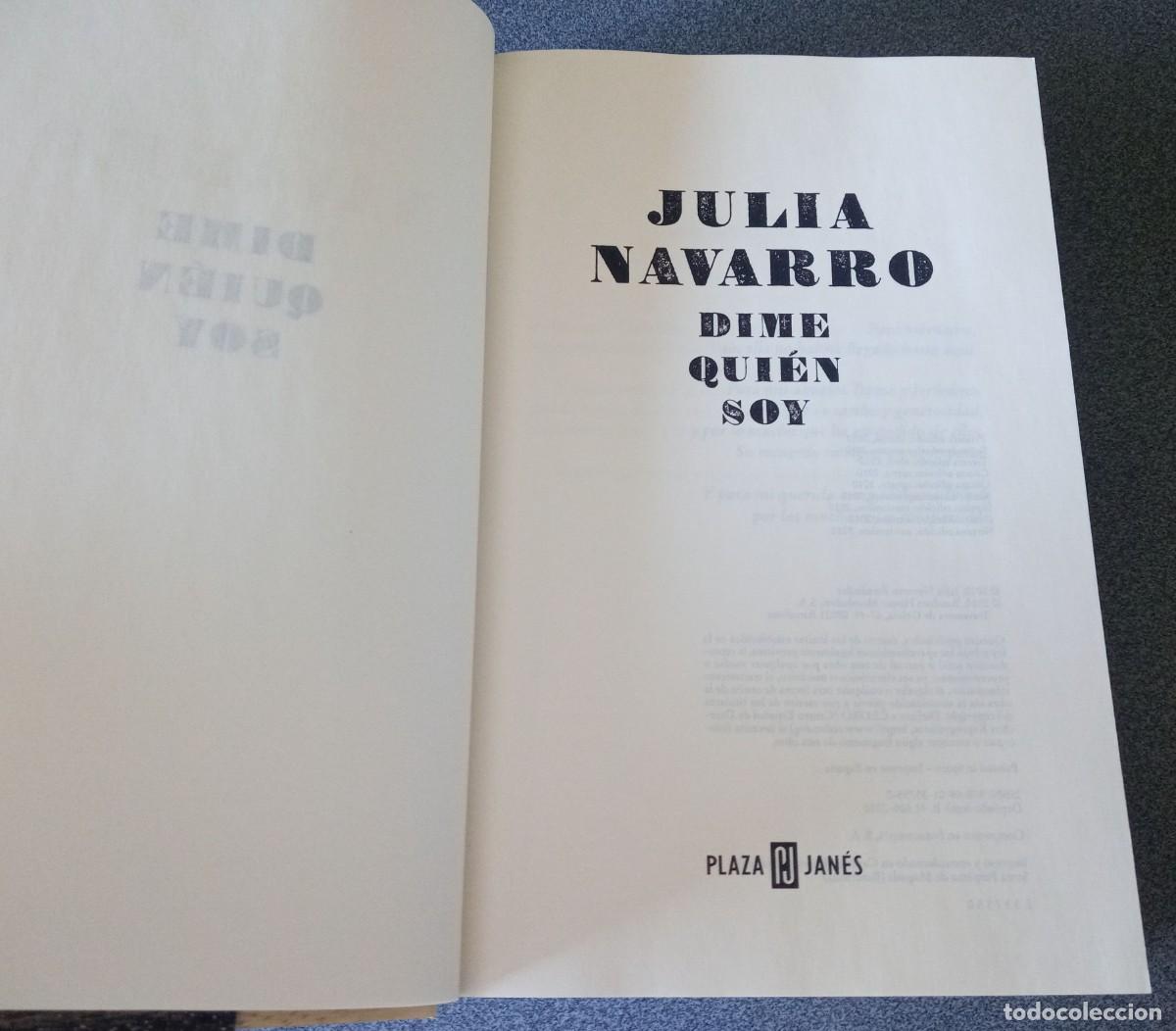 Libros de segunda mano: Dime Quien Soy Julia Navarro - Foto 4