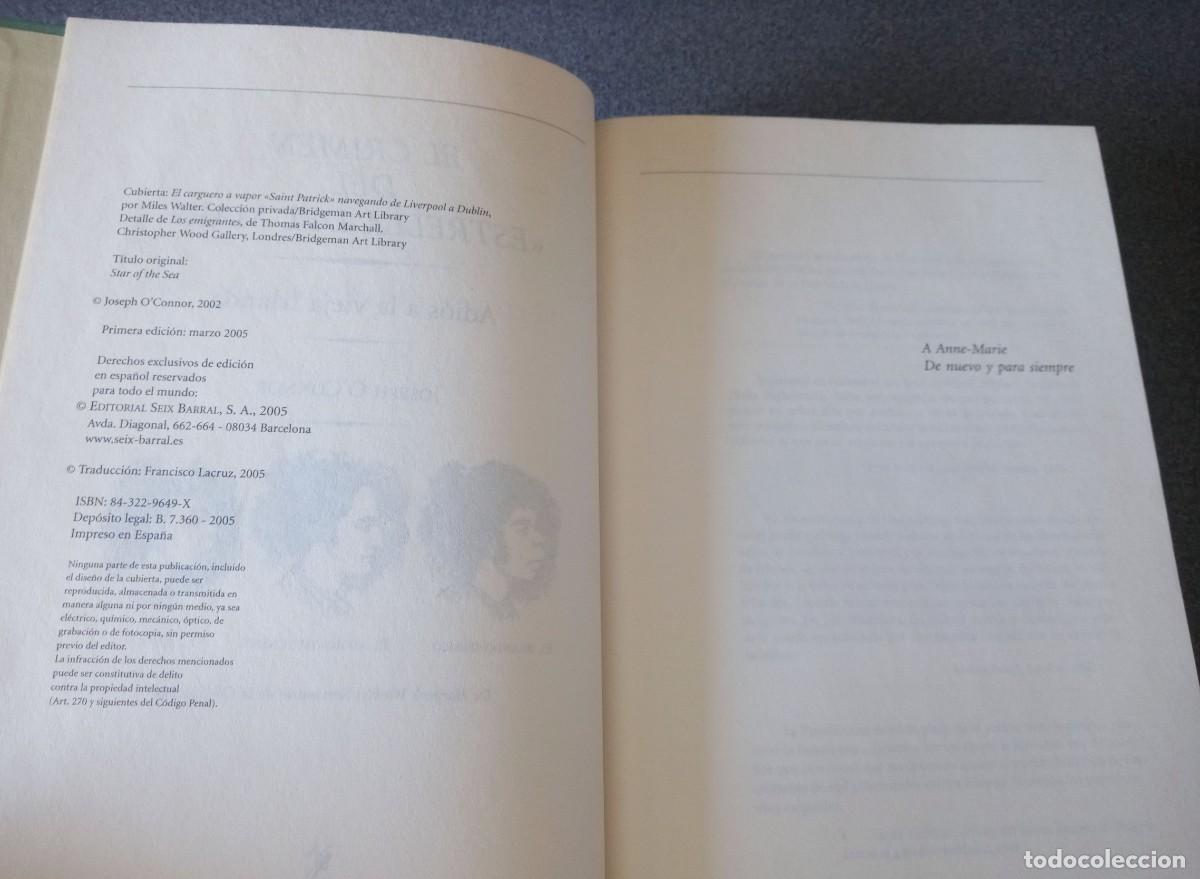 Libros de segunda mano: El Crimen Del Estrella Del Mar Joseph O&acute;connor - Foto 4