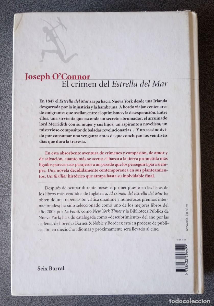 Libros de segunda mano: El Crimen Del Estrella Del Mar Joseph O&acute;connor - Foto 7
