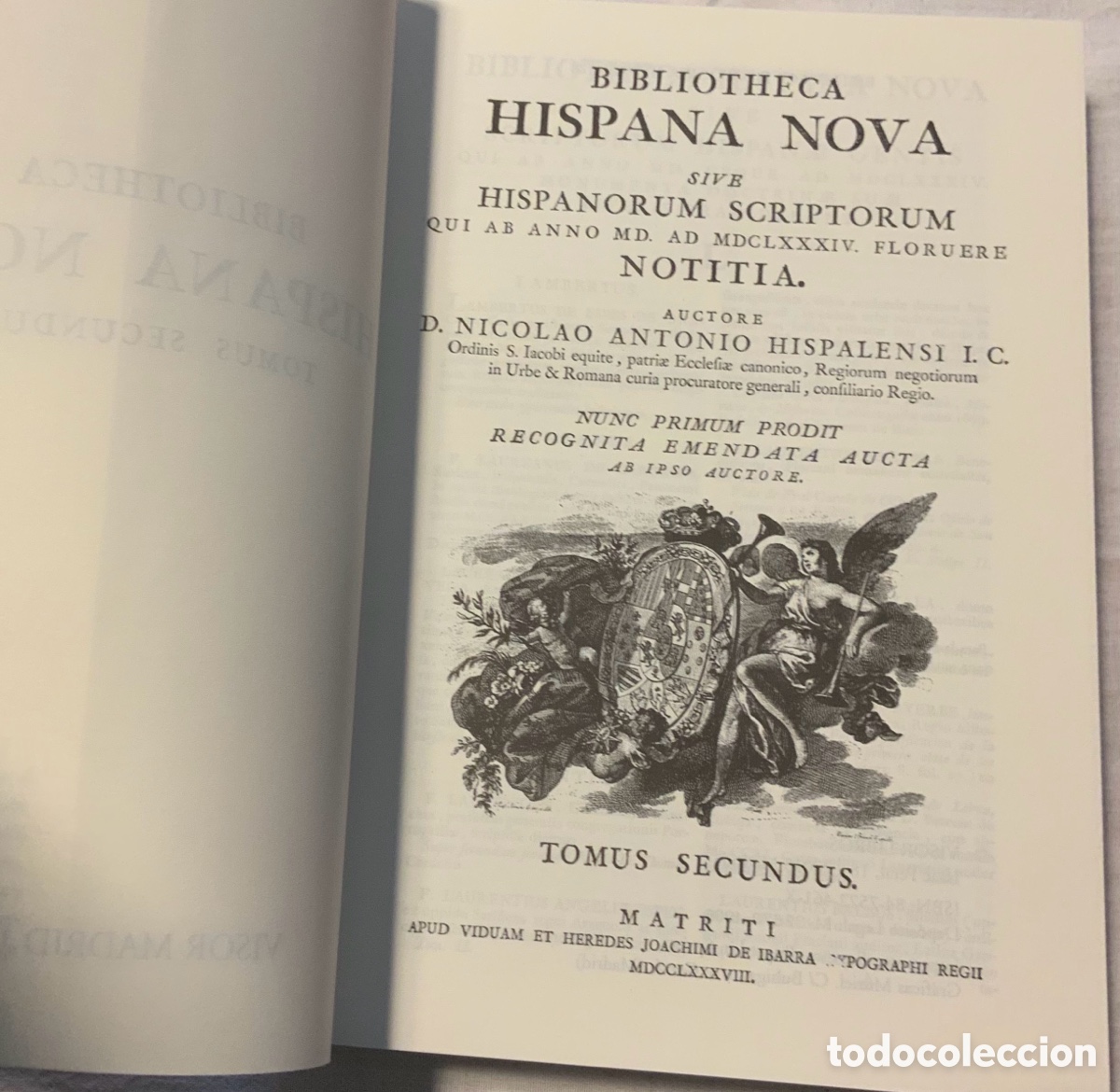 Libros de segunda mano: Bibliotheca Hispana Nova. Nicol&aacute;s Antonio. Visor - Foto 8