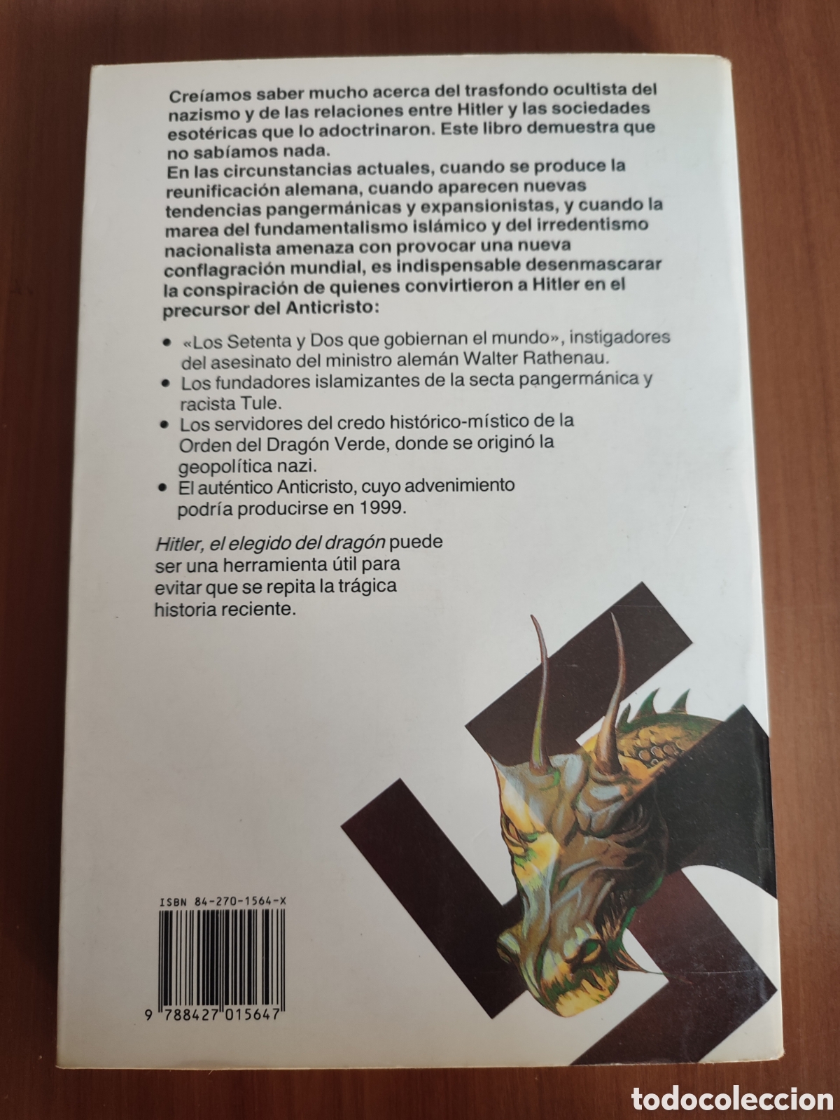 Libros de segunda mano: Hitler , el elegido del Drag&oacute;n. Jean Robin - Foto 2