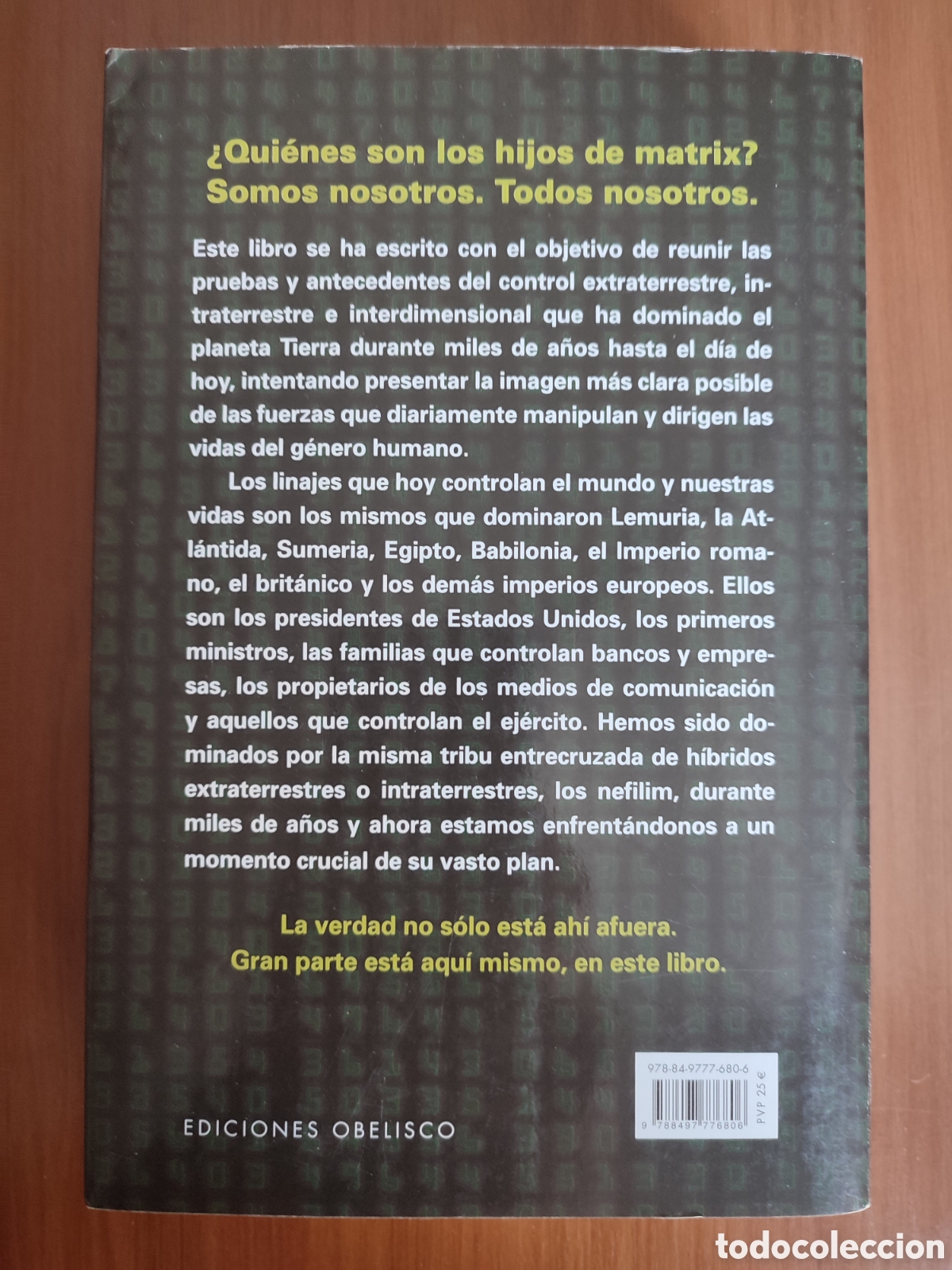 Libros de segunda mano: Hijos de Matrix. David Icke. Obelisco - Foto 2