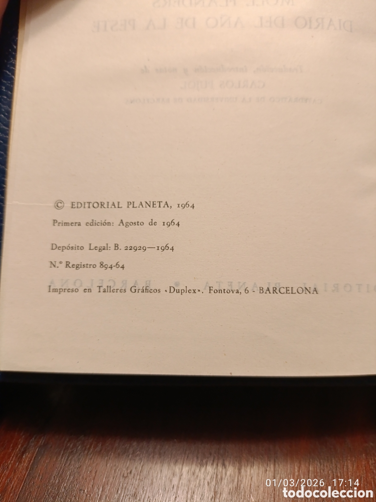 Libros de segunda mano: Daniel Defoe. Obras. 1964 - Foto 5