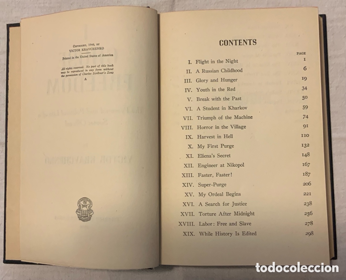 Libros de segunda mano: I CHOSE FREEDOM. Victor Kravchenko - Foto 4