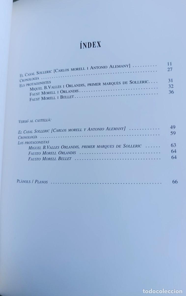 Libros de segunda mano: EL CASAL SOLLERIC. CARLOS MORELL. PALMA DE MALLORCA, 1995. - Foto 9