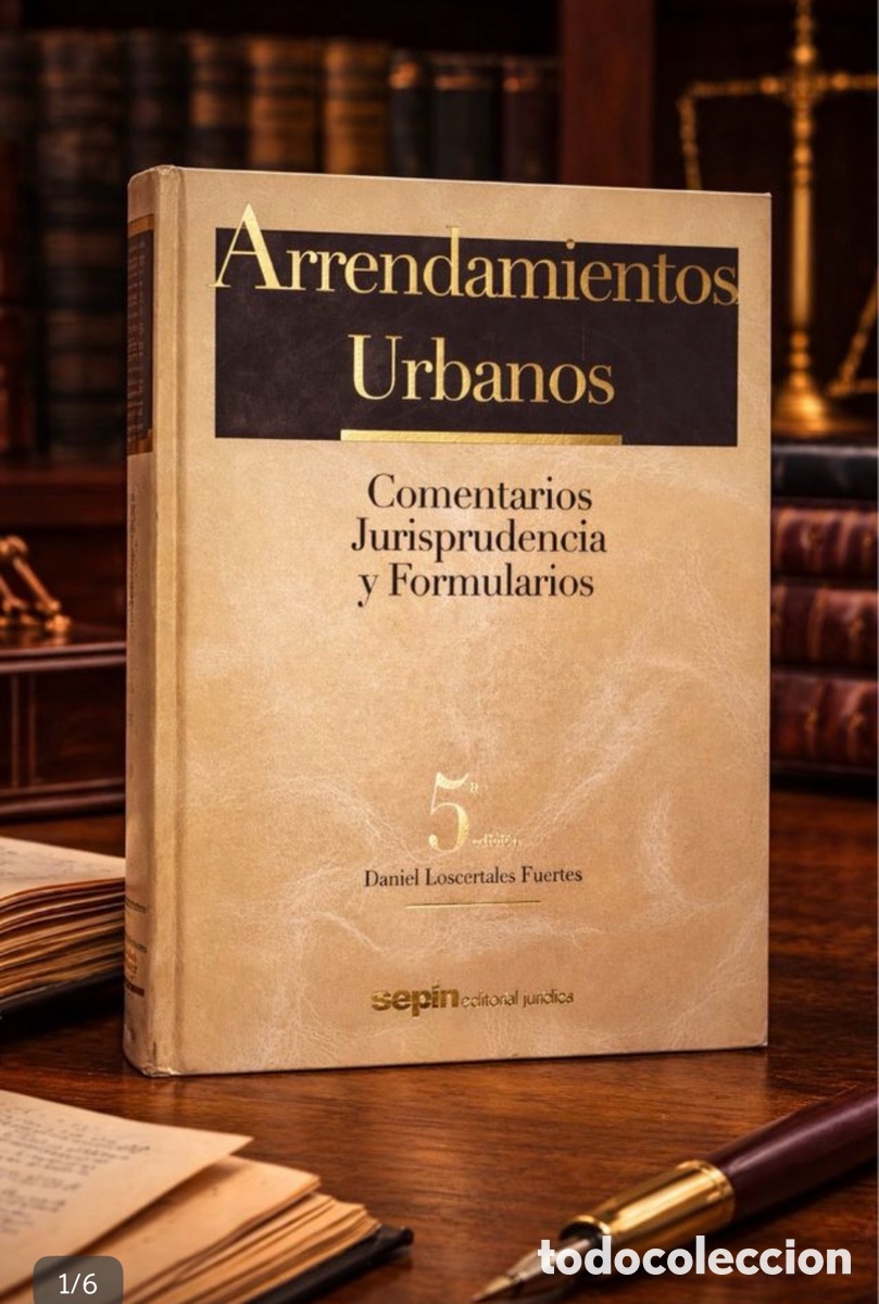 Libros de segunda mano: Libro Arrendamientos Urbanos 5&ordf; ed. 847 p&aacute;g. - Foto 1