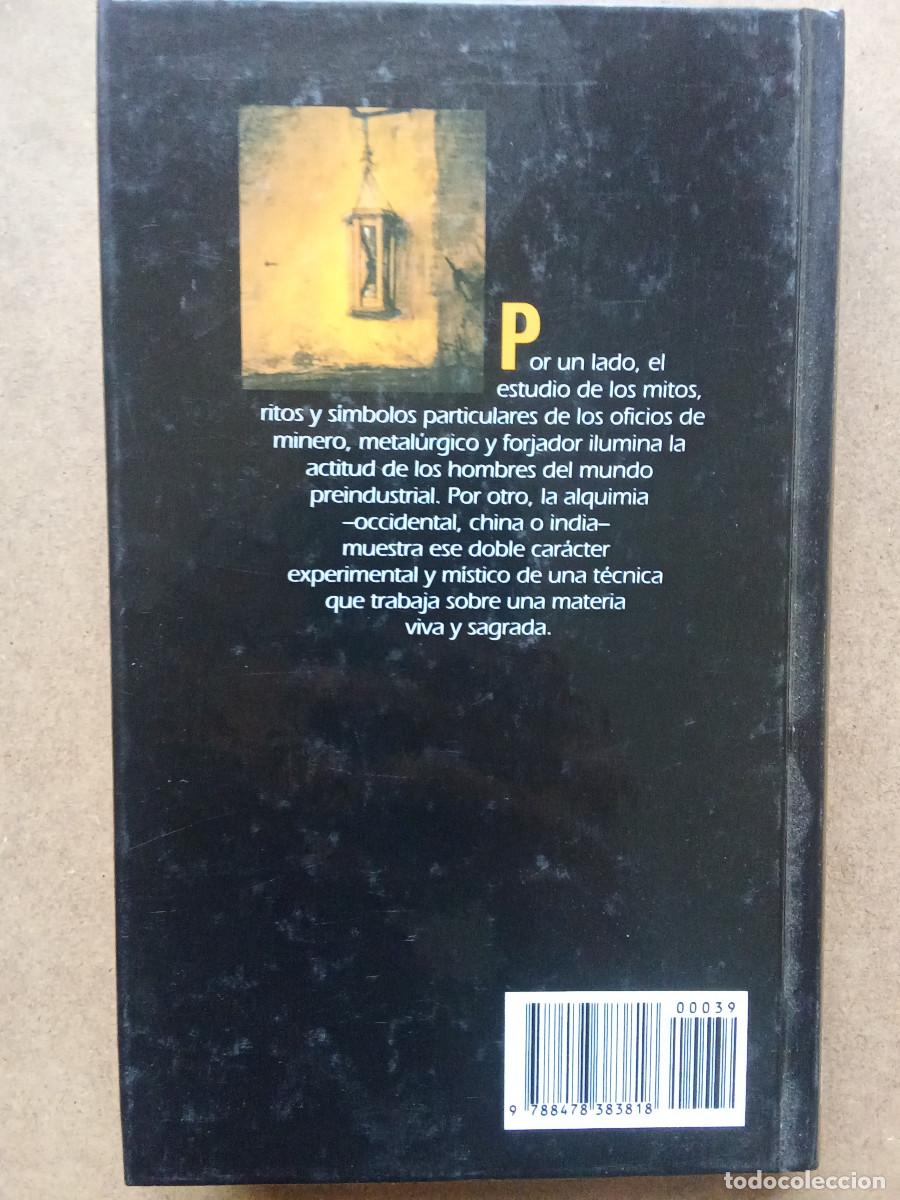 Libros de segunda mano: Herreros y alquimistas - Mircea Eliade - Foto 2
