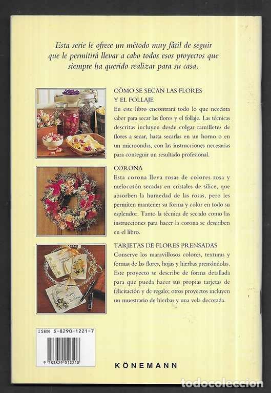 Libros de segunda mano: Decorar con Flores Secas.. K&ouml;nemann col. decoraci&oacute;n / Bricolaje - Foto 2