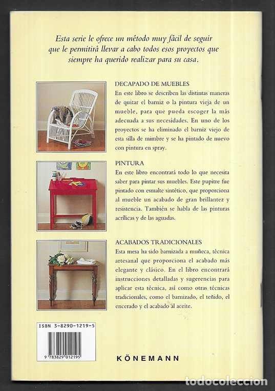 Libros de segunda mano: Restaurar y Decorar Muebles. K&ouml;nemann col. decoraci&oacute;n / Bricolaje - Foto 2