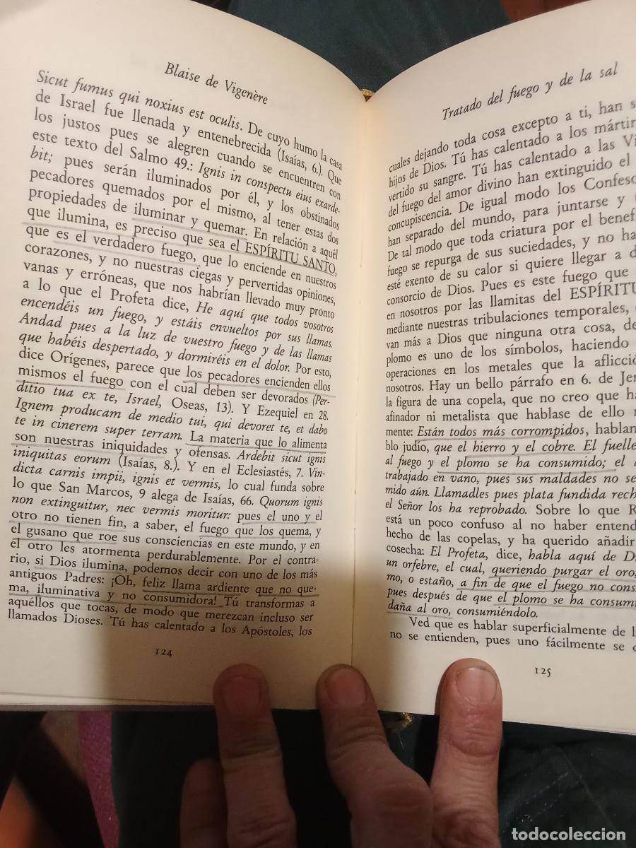 Libros de segunda mano: Tratado del fuego y de la sal - Bla&iacute;se de Vigen&egrave;re - Foto 4
