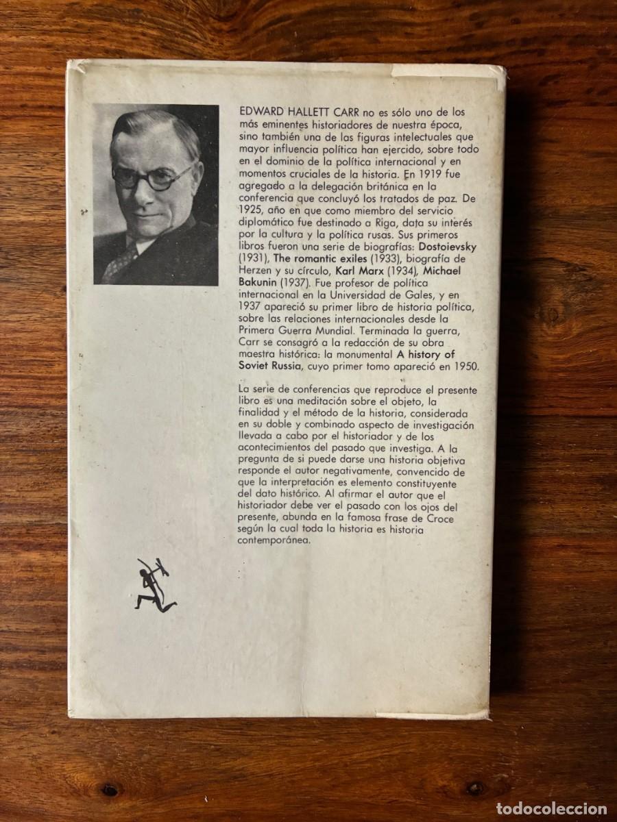 Libros de segunda mano: &iquest;Qu&eacute; es la Historia?. E.H. Carr. Ciencia Humanas. Seix Barral - Foto 2