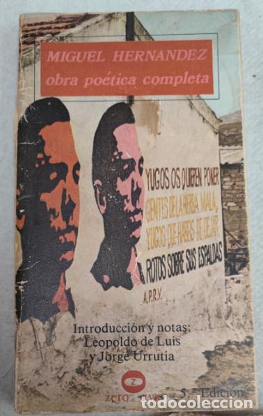 Libros de segunda mano: MIGUEL HERNANDEZ, OBRA POETICA COMPLETA, ZERO ZYX 1979, LIBRO - Foto 1