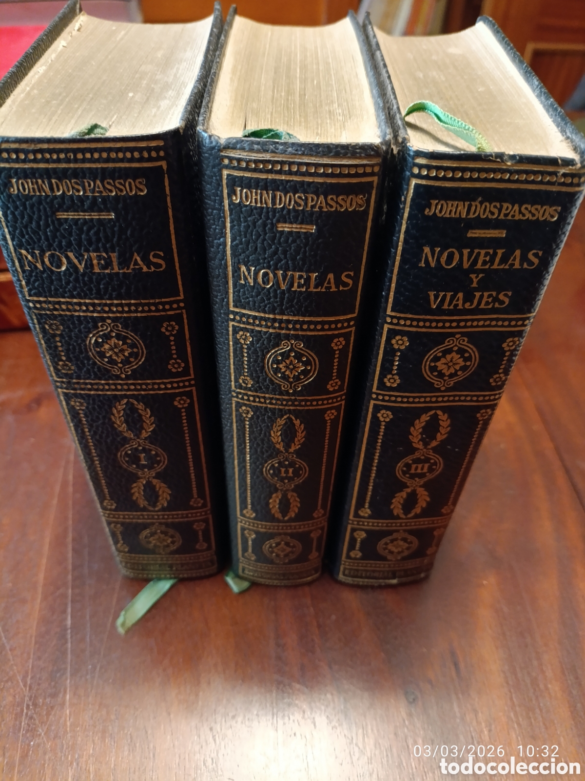 Libros de segunda mano: Novelas. Novelas y viajes. John Dos Passos. 3 tomos - Foto 1
