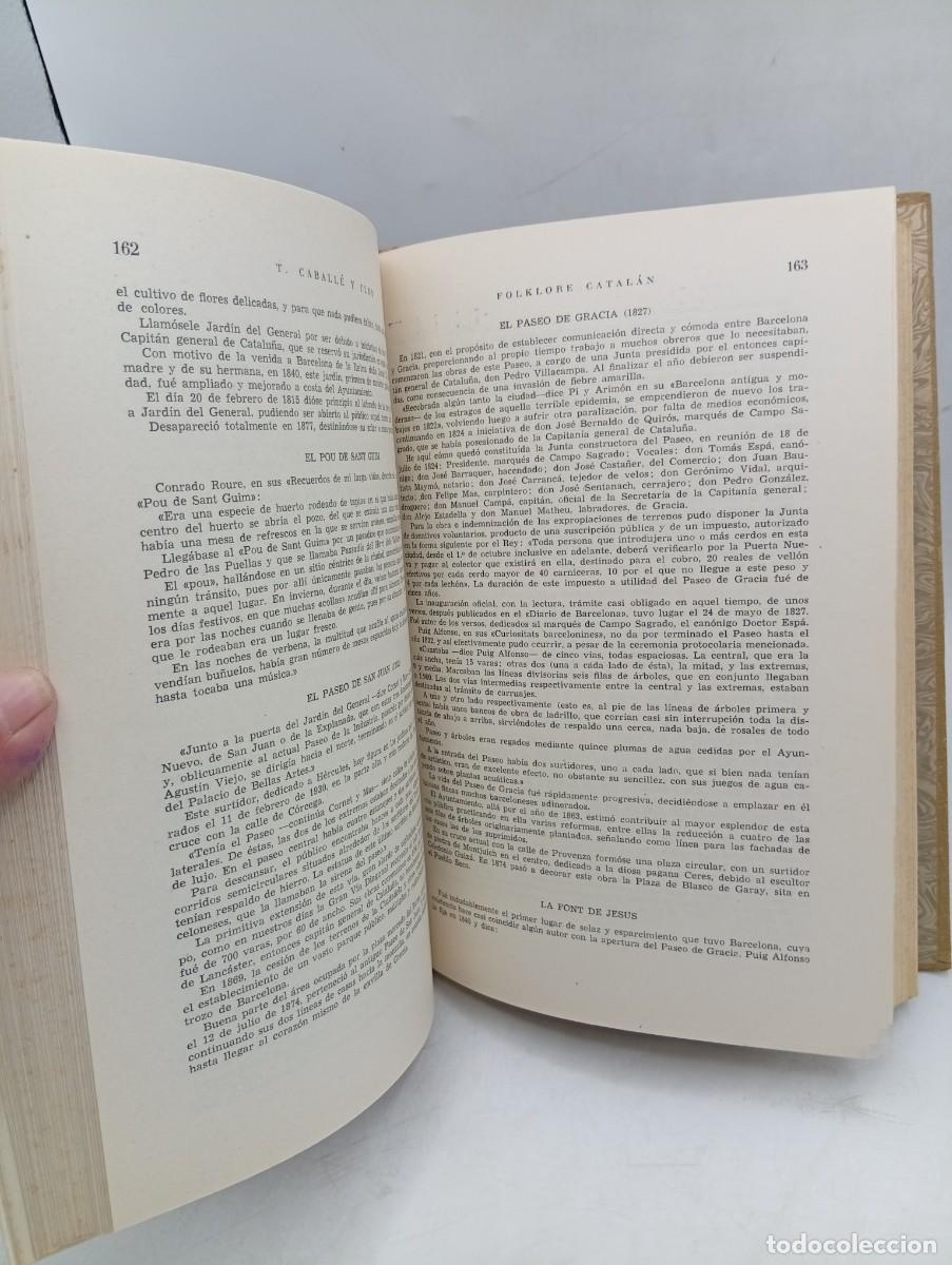 Libros de segunda mano: FOLKLORE CATALAN. TOMAS CABALLE Y CLOS. EDITORIAL FREIXINET. 1947. PAGS : 271. - Foto 6