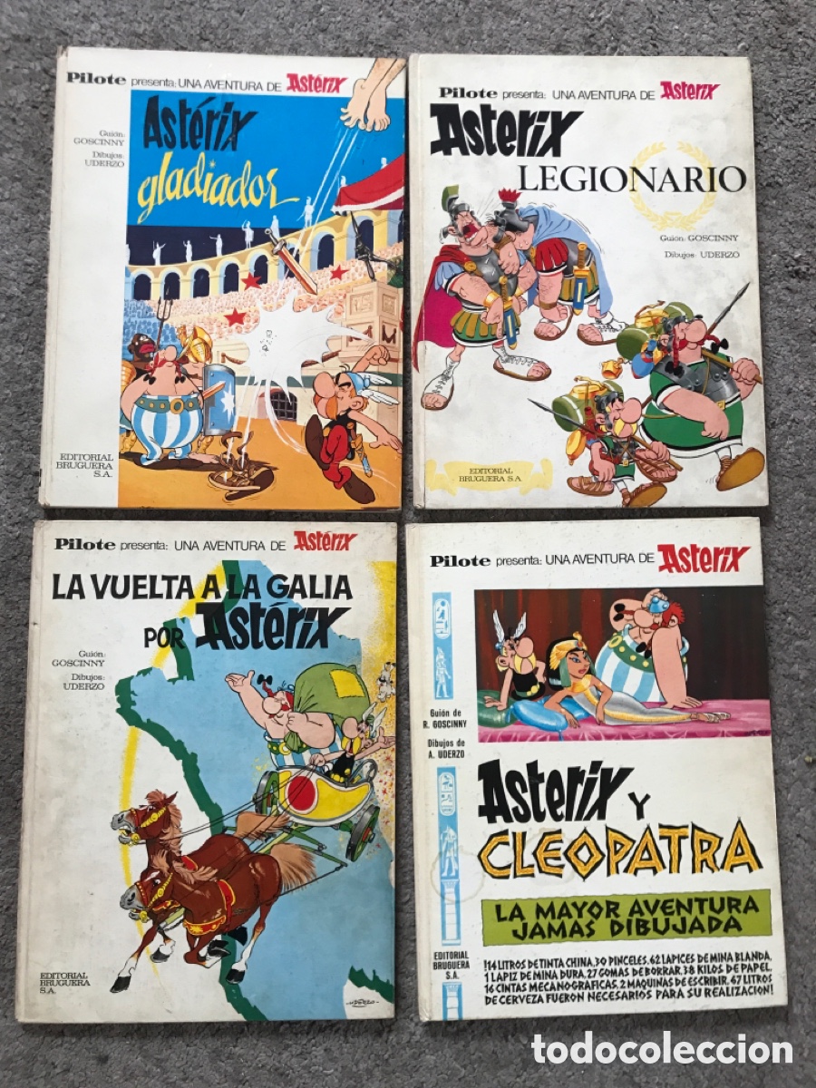 Libros de segunda mano: 4 asterix / 1968-69 pilote - Foto 1
