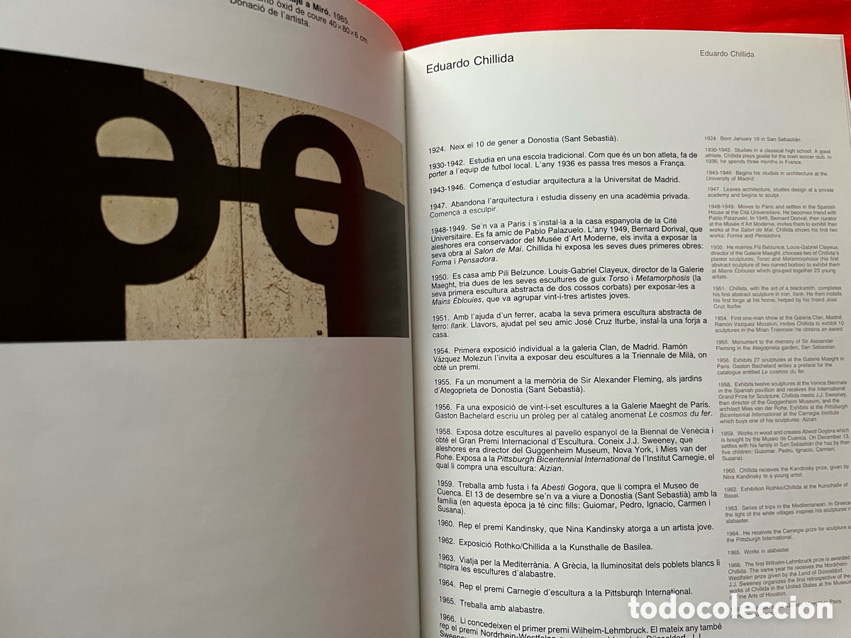 Libros de segunda mano: Libro A Joan Mir&oacute;. - En catal&aacute;n, franc&eacute;s e ingl&eacute;s - Foto 6