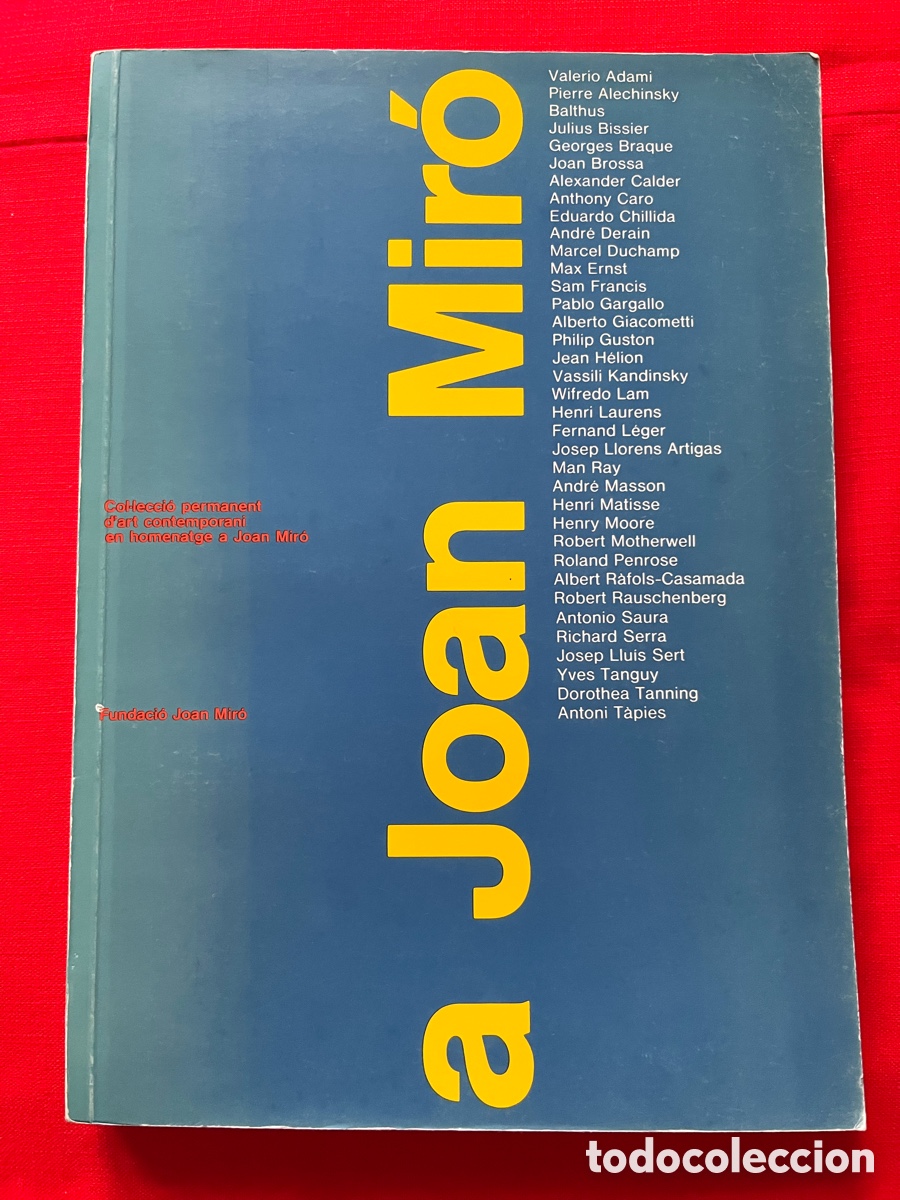 Libros de segunda mano: Libro A Joan Mir&oacute;. - En catal&aacute;n, franc&eacute;s e ingl&eacute;s - Foto 1