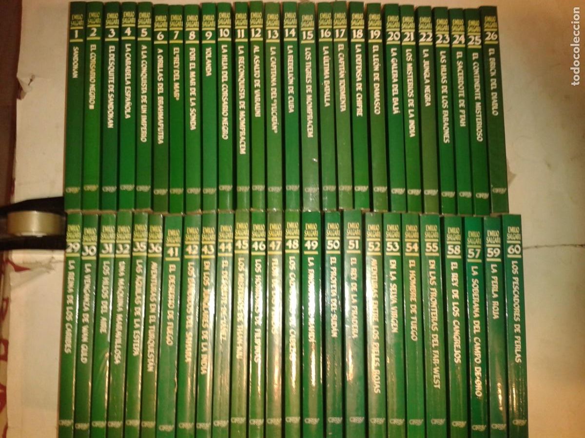 Libros de segunda mano: LOTE 58 T&Iacute;TULOS COLECCI&Oacute;N EMILIO SALGARI 1987 EDICIONES ORBIS - Foto 1
