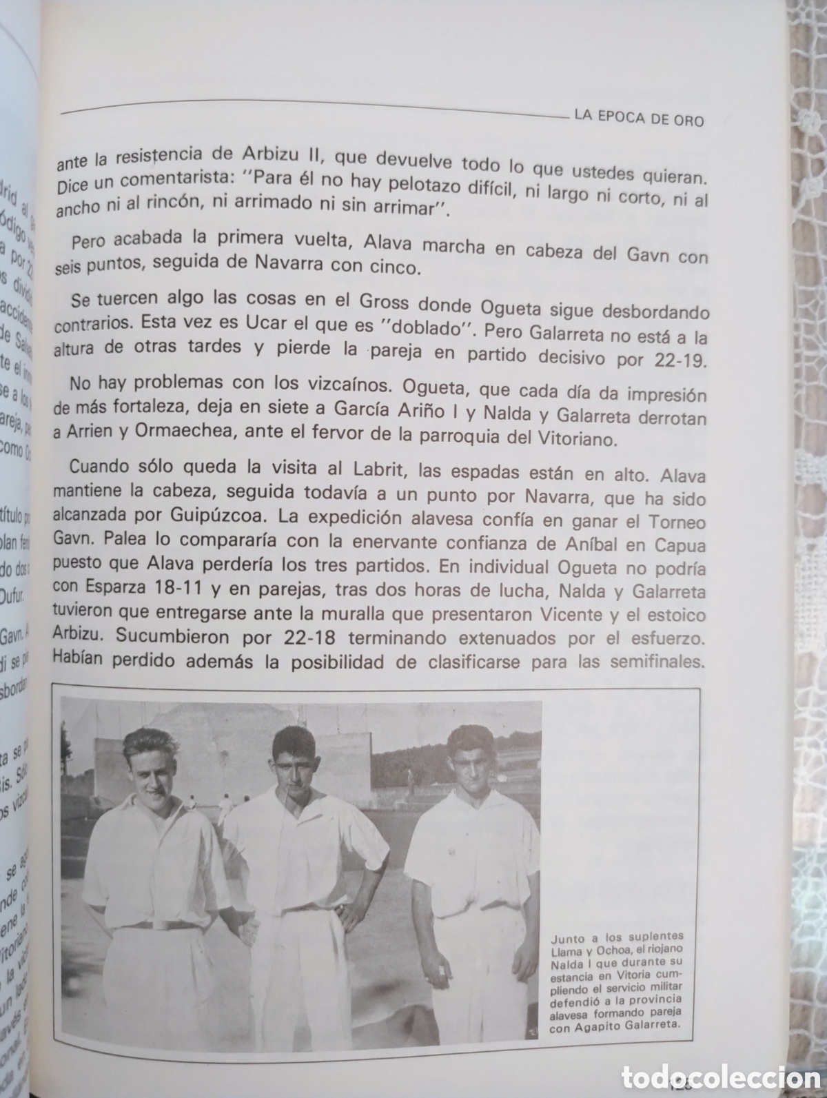 Libros de segunda mano: CIEN A&Ntilde;OS DE LA PELOTA ALAVESA - Foto 2