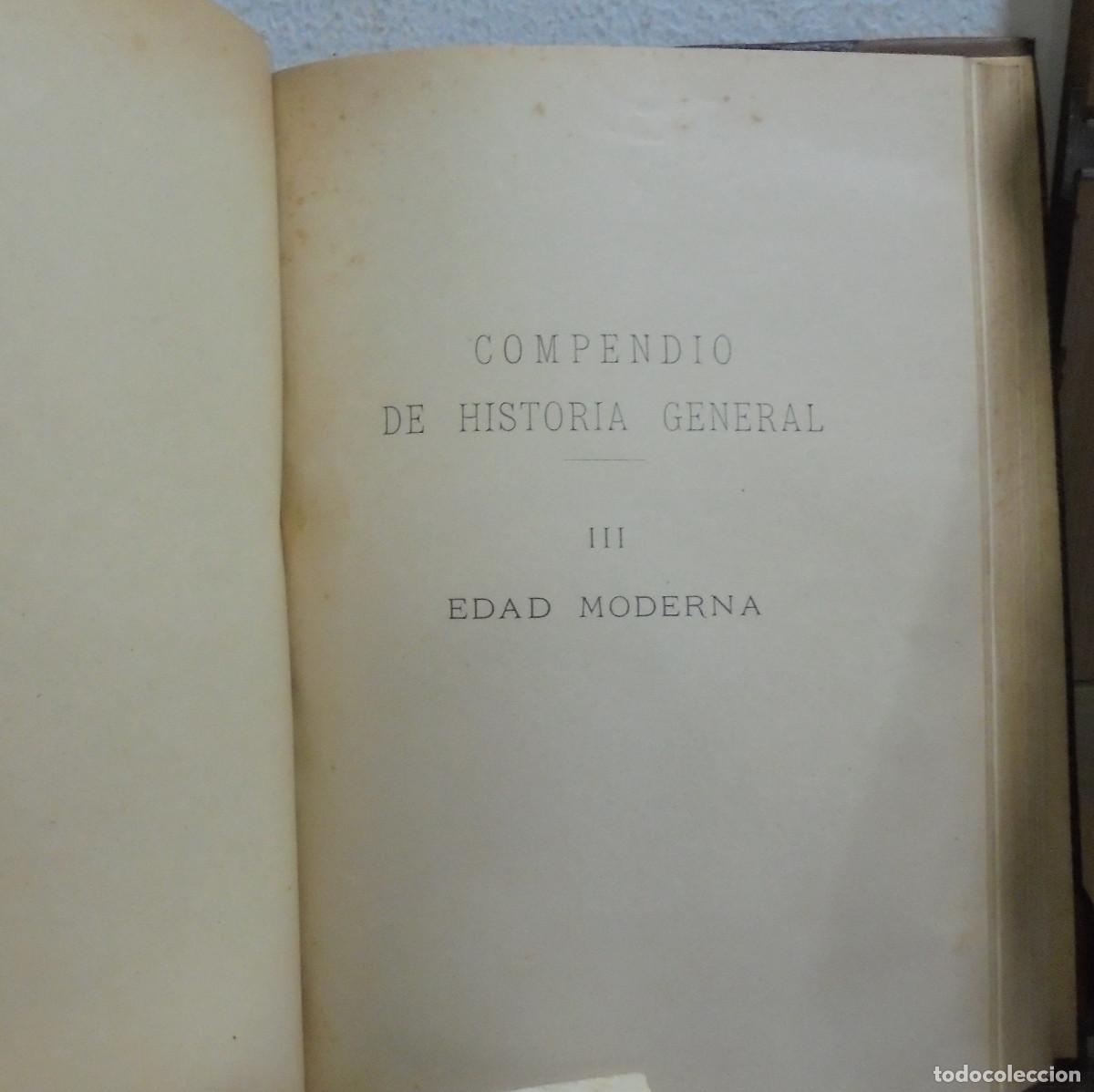 Libros de segunda mano: Compendio de historia general. Izquierdo Croselles - Foto 4