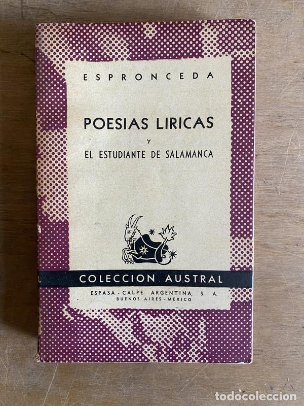 Libros de segunda mano: Poesias liricas - Espronceda - Foto 1