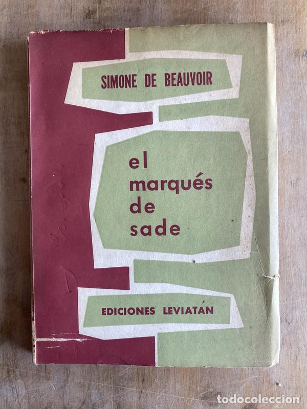 Libros de segunda mano: El marques de sade - de Beauvoir Simone - Foto 1