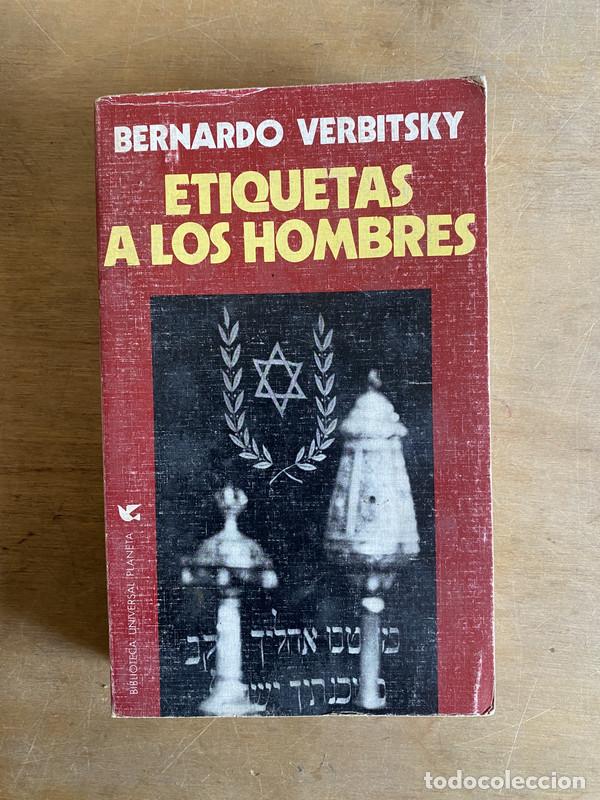 Libros de segunda mano: Etiquetas a los hombres - Verbitsky Bernardo - Foto 1